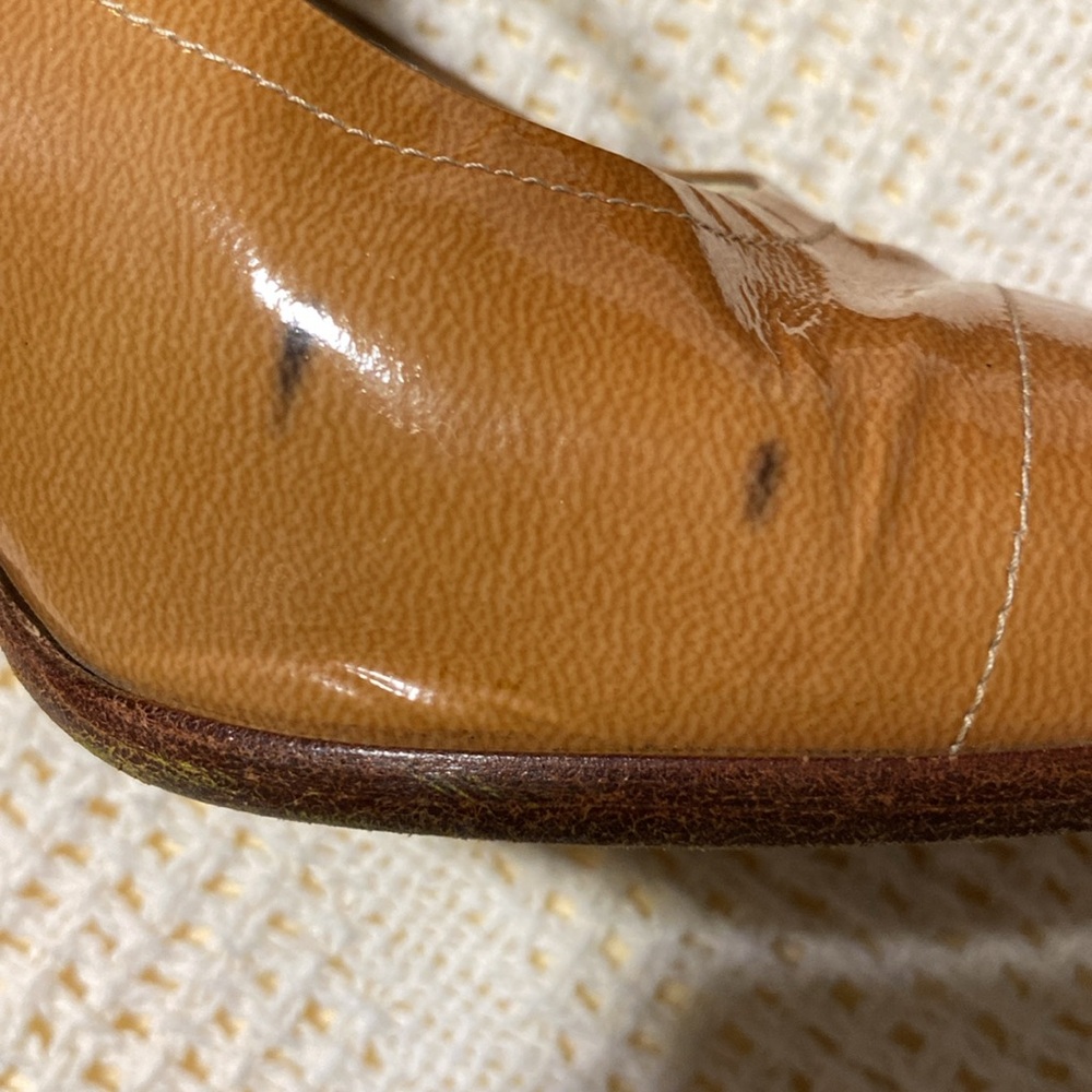 Prada Brown Patent Leather Heels - Picture 10 of 11